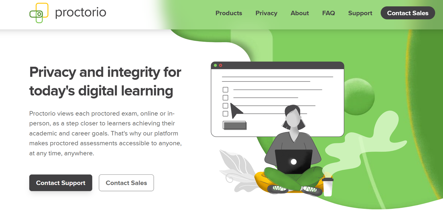  Proctorio's website