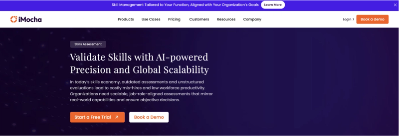 iMocha's website