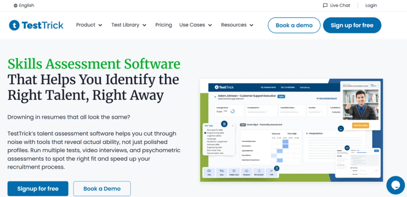 TestTrick-website