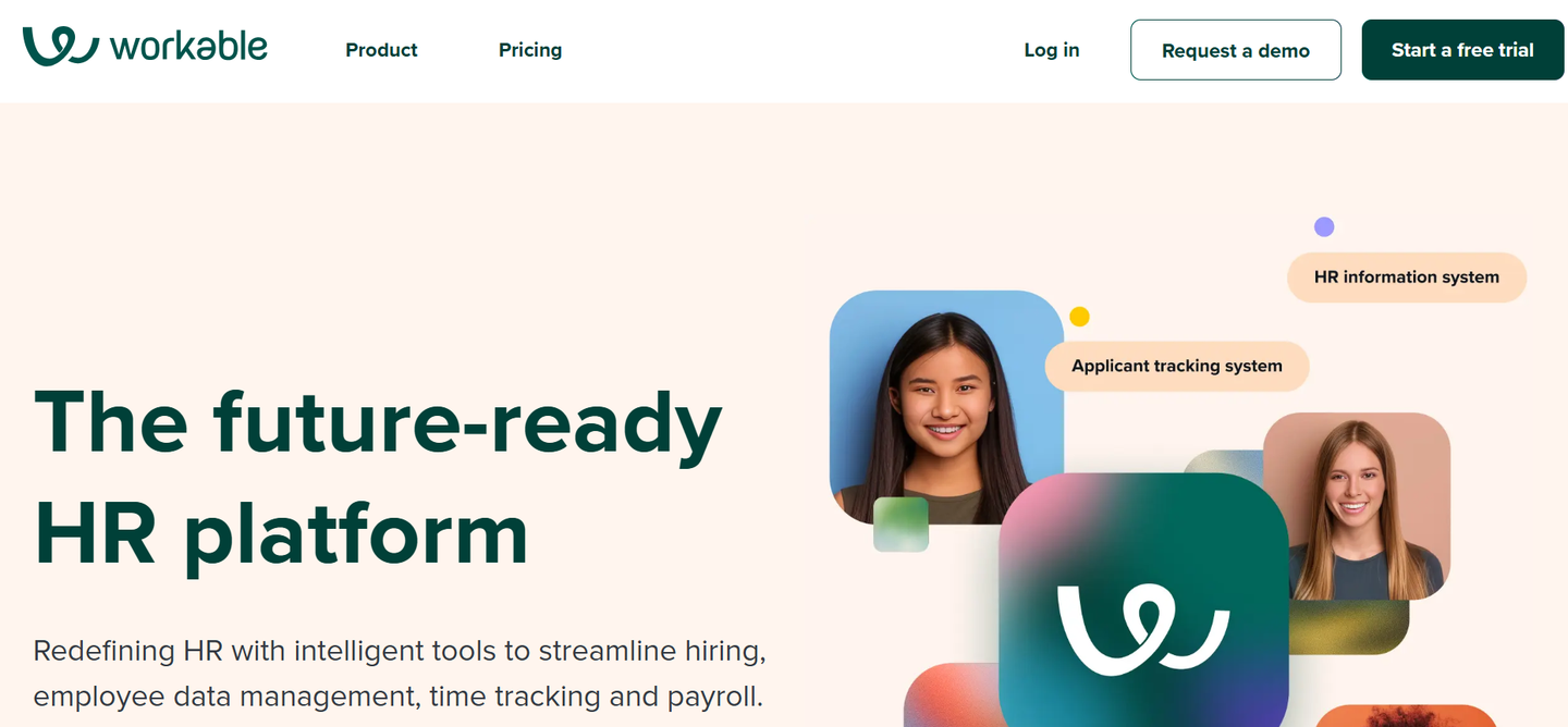 Workable's website