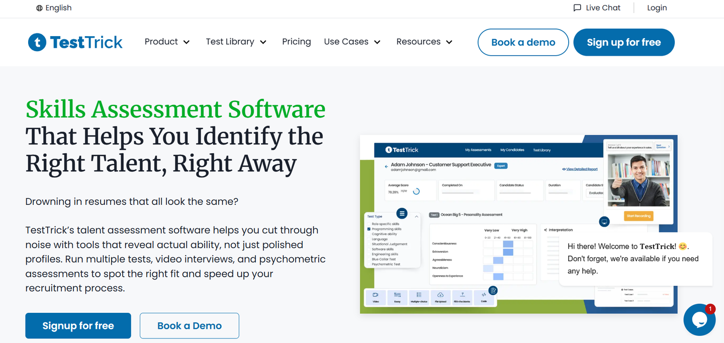 TestTrick's website