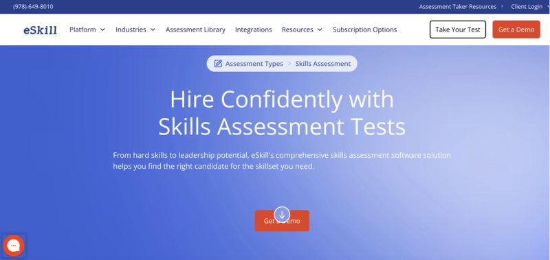 eSkill's website