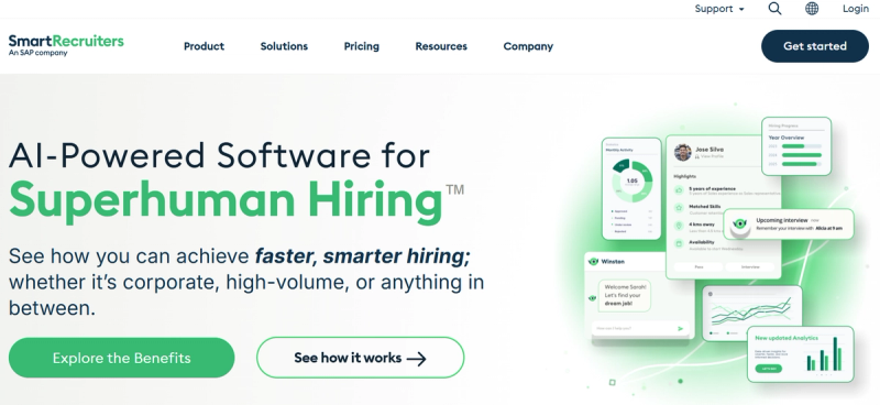 SmartRecruiters' website