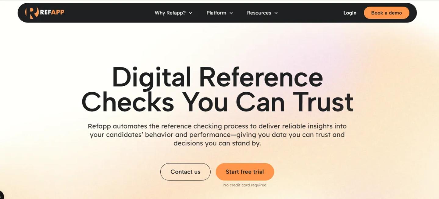 RefApp Homepage