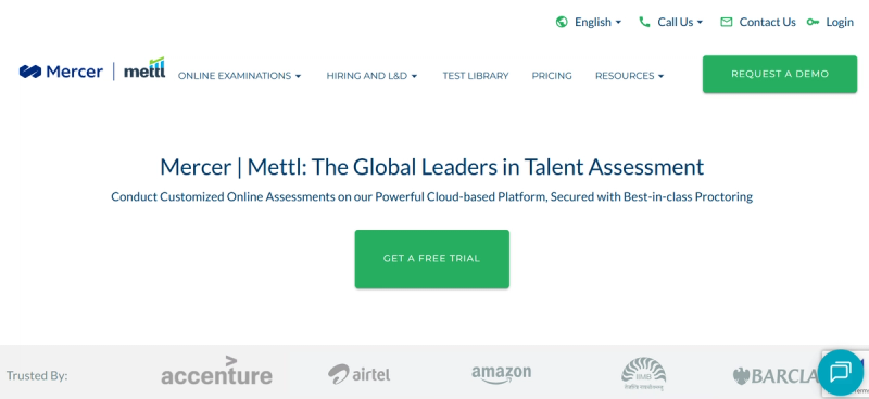 Mettl-website