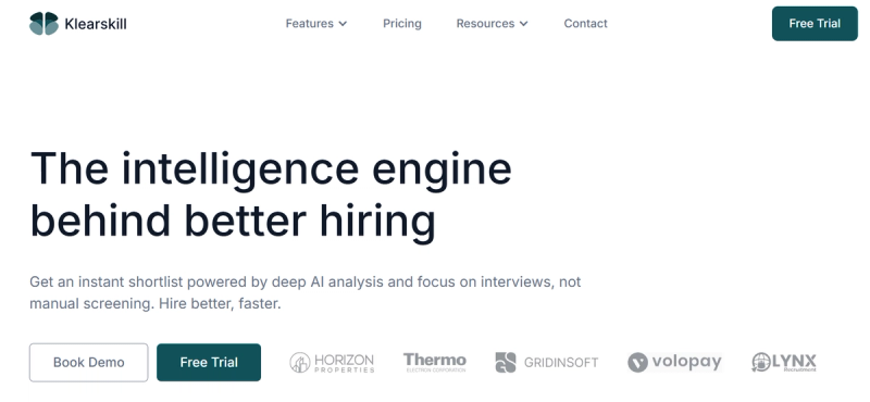 KlearSkill's website