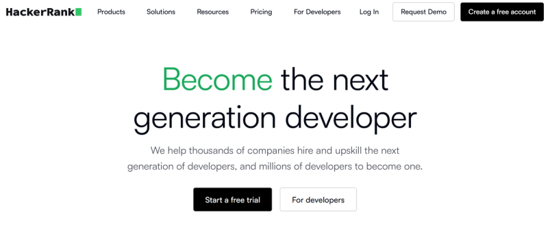 HackerRank-website