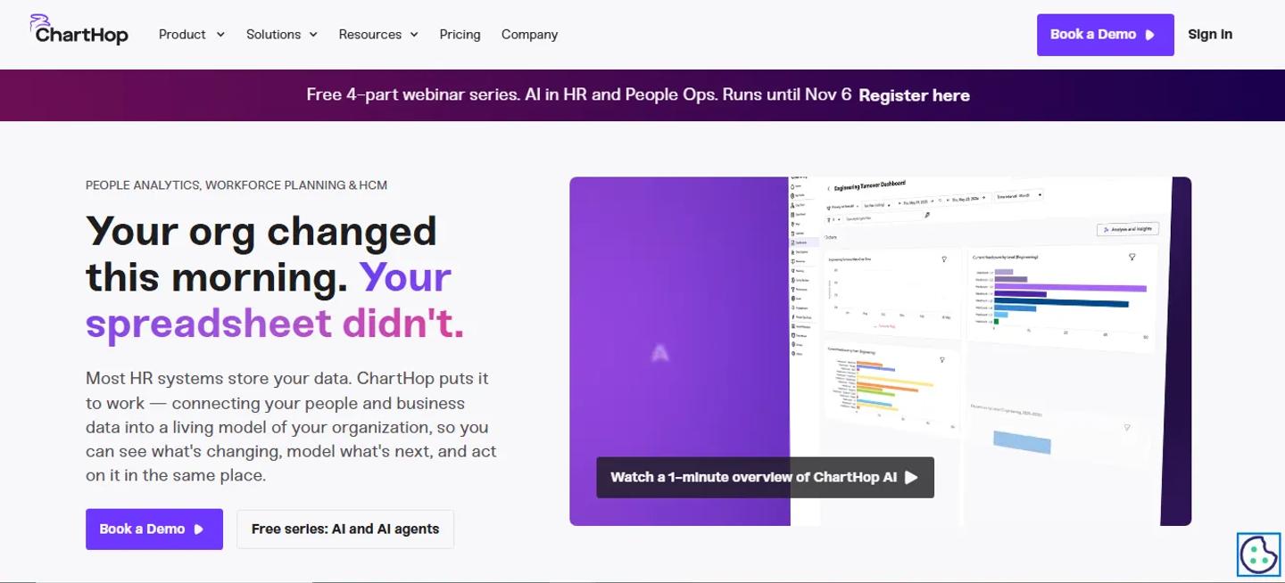 ChartHop Homepage