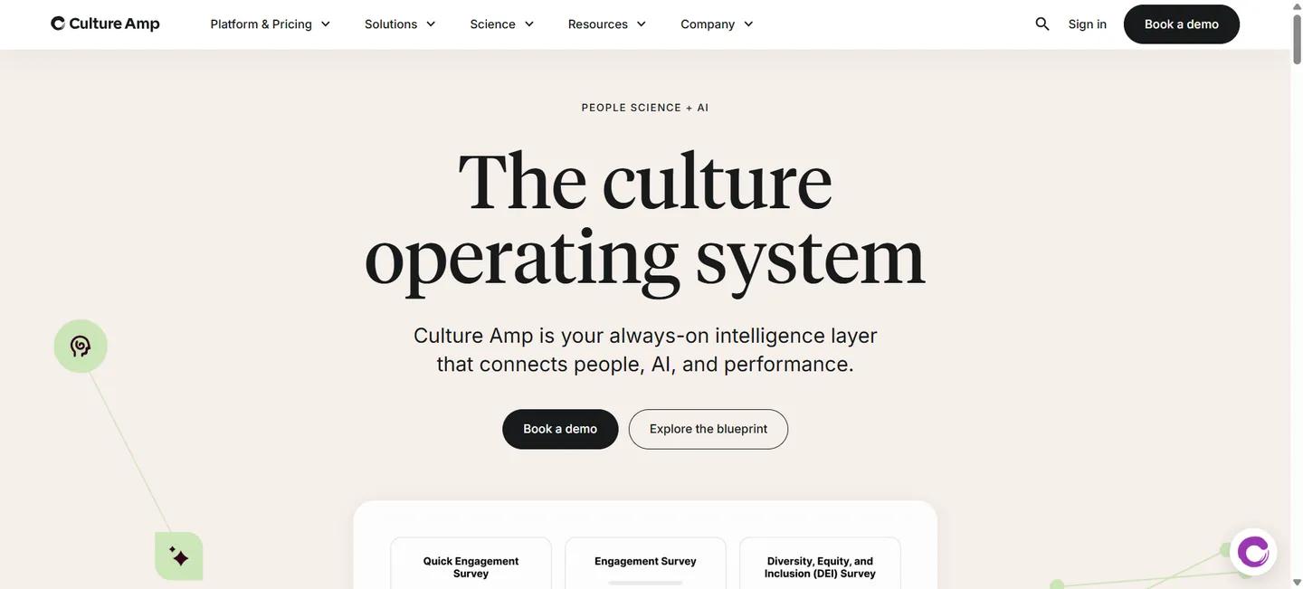 Culture Amp Homepage