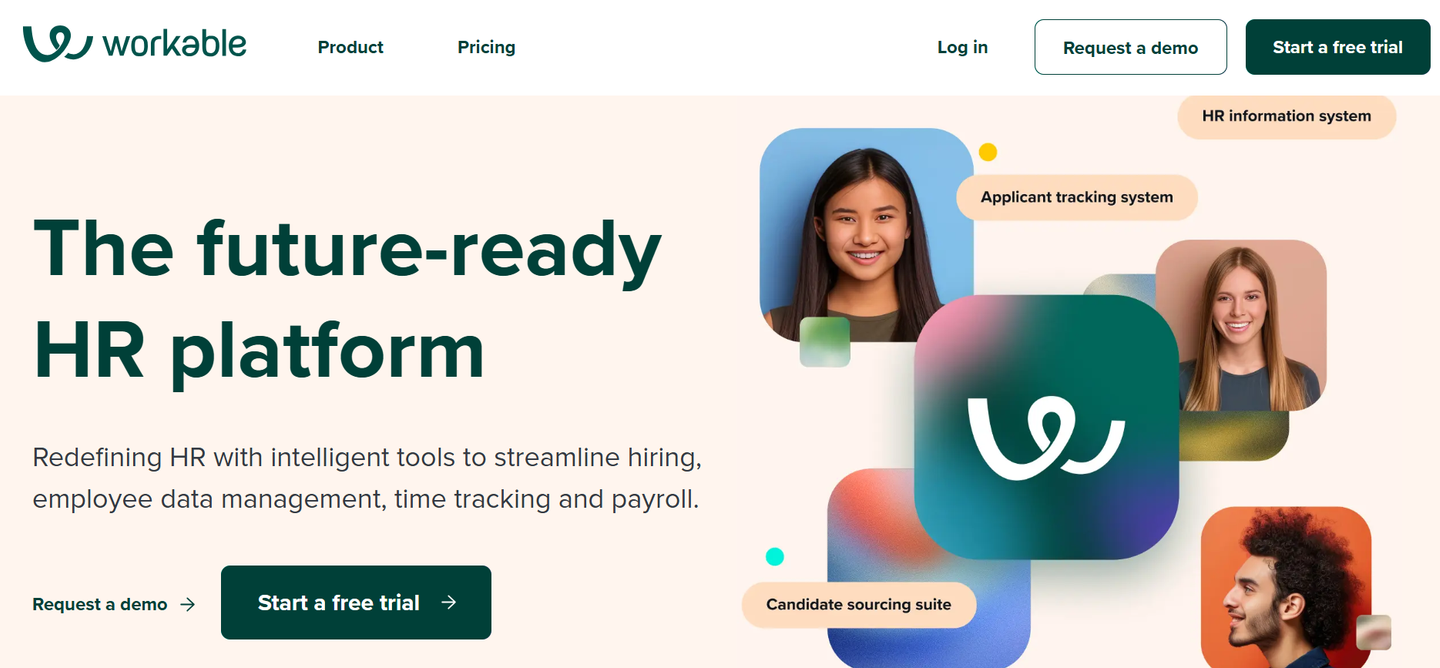 Workable's website