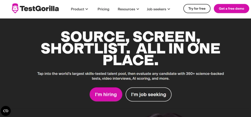 TestGorilla-website