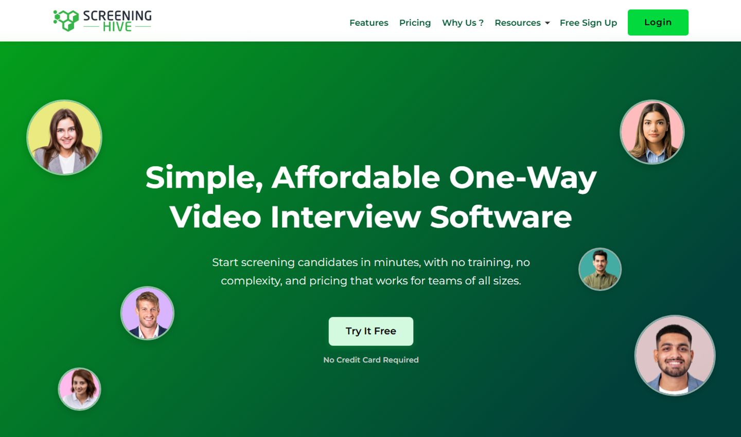 ScreeningHive's website