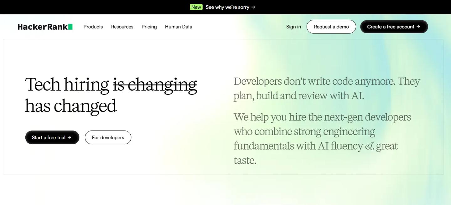 HackerRank Homepage