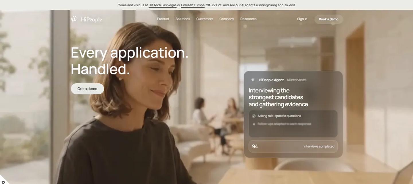 HiPeople Homepage