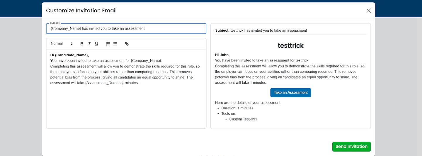 Custom Email