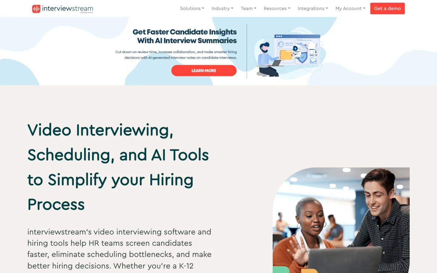 InterviewStream Video Interviewing