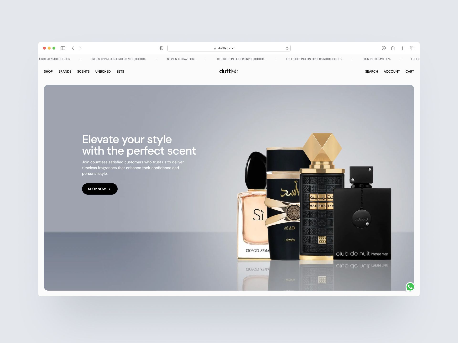 Duftlab home page