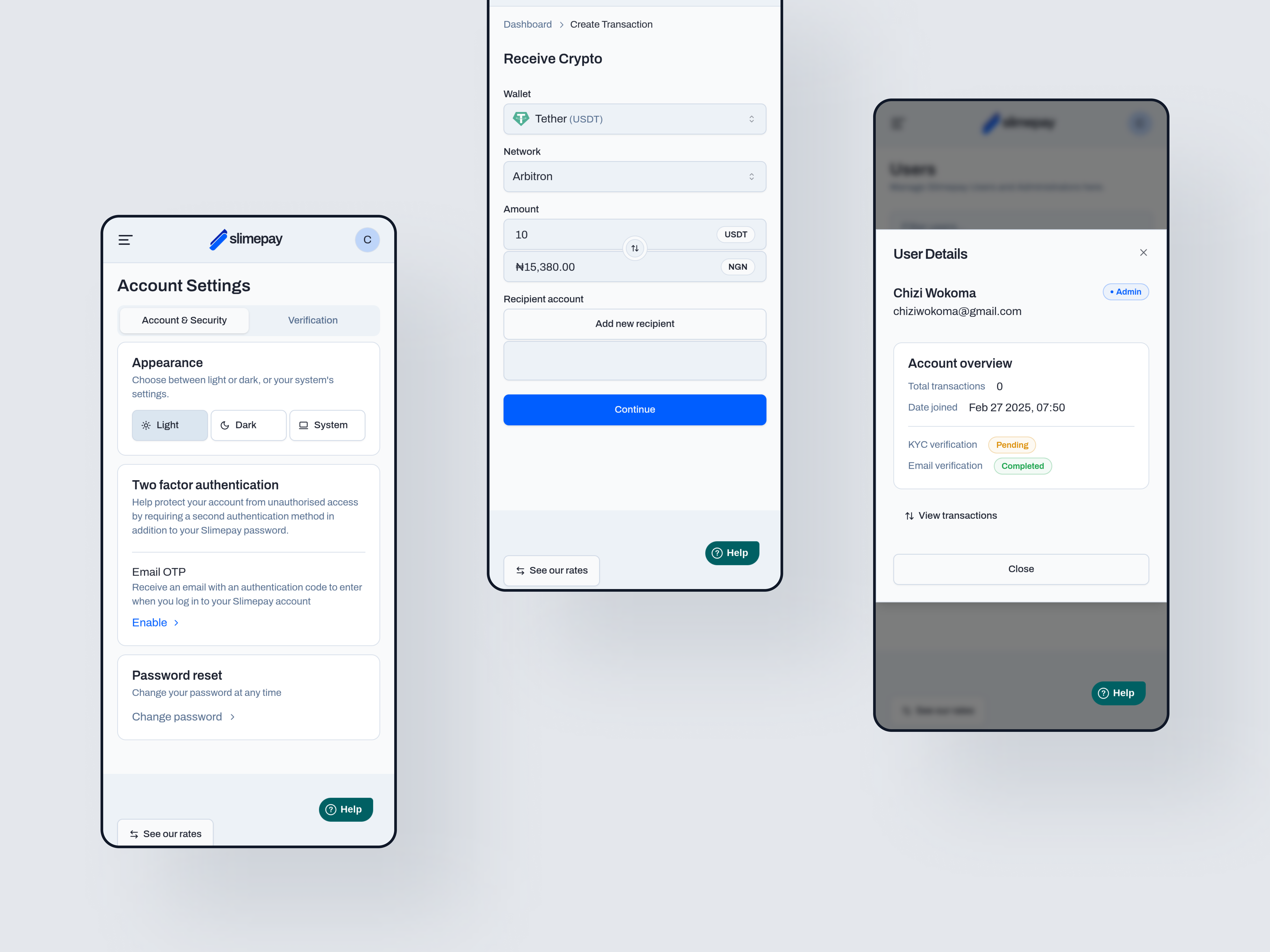 Slimepay transaction flow