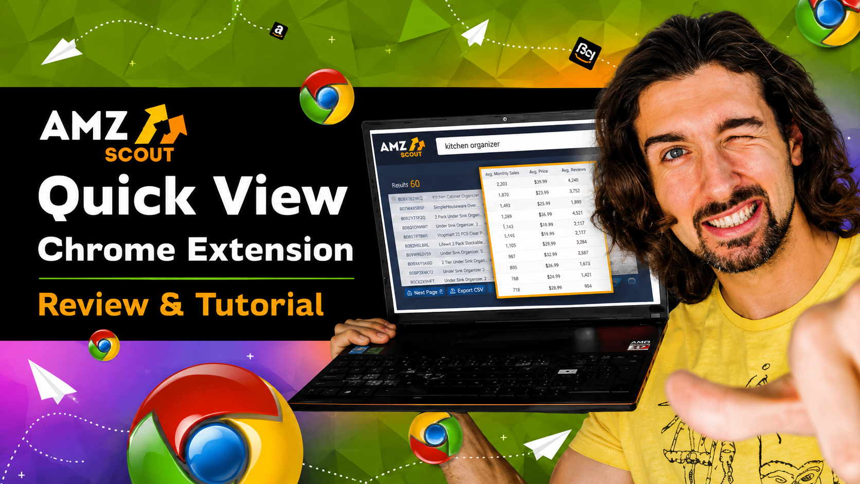How to Use Amazon Quick View Chrome Extension by AMZScout