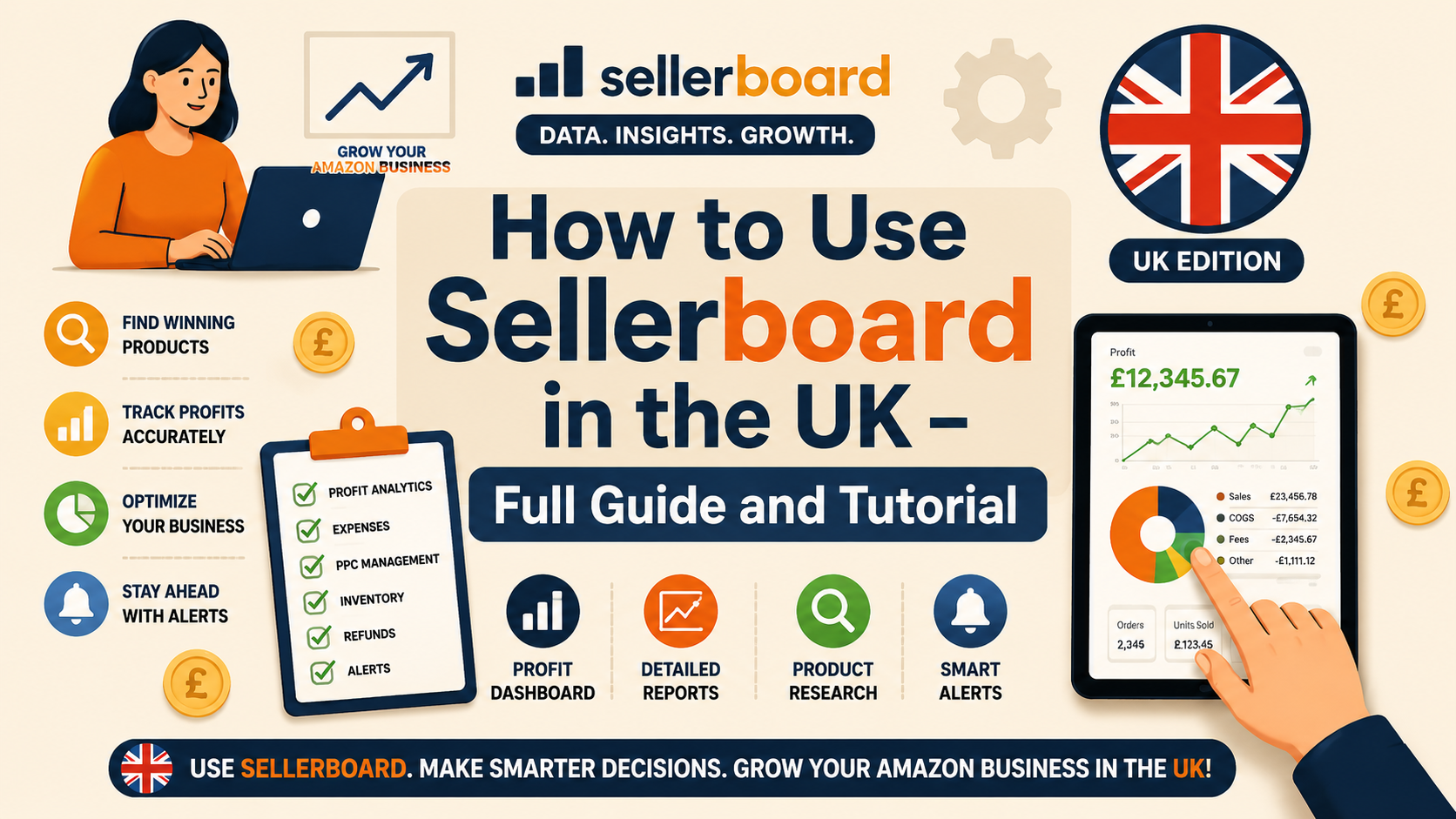 How to Use Sellerboard in the UK - Full Guide and Tutorial