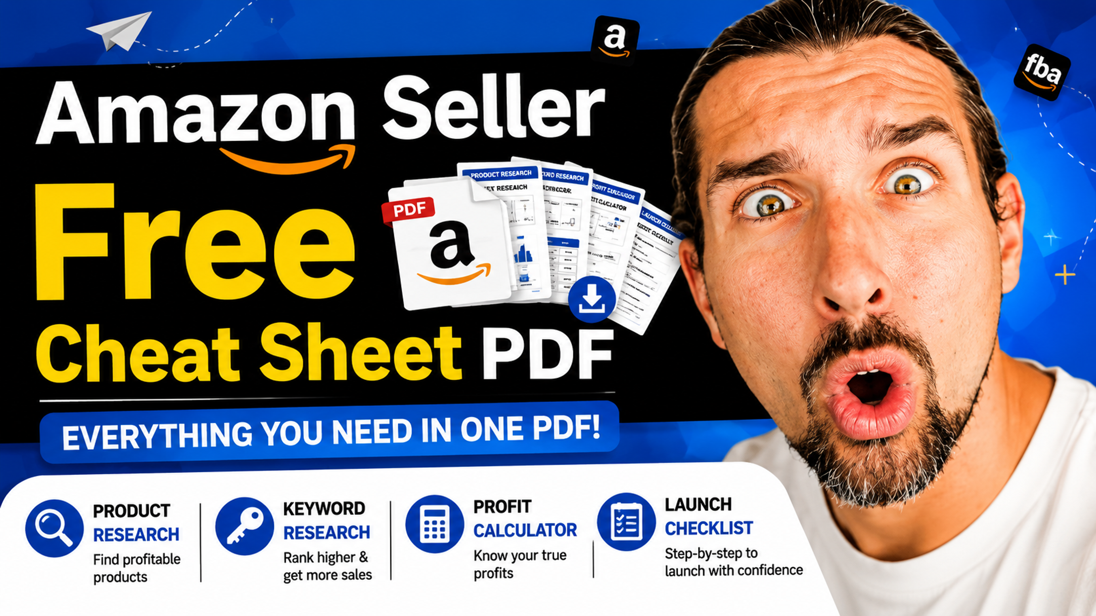 Free Amazon FBA Seller Cheat Sheet PDF