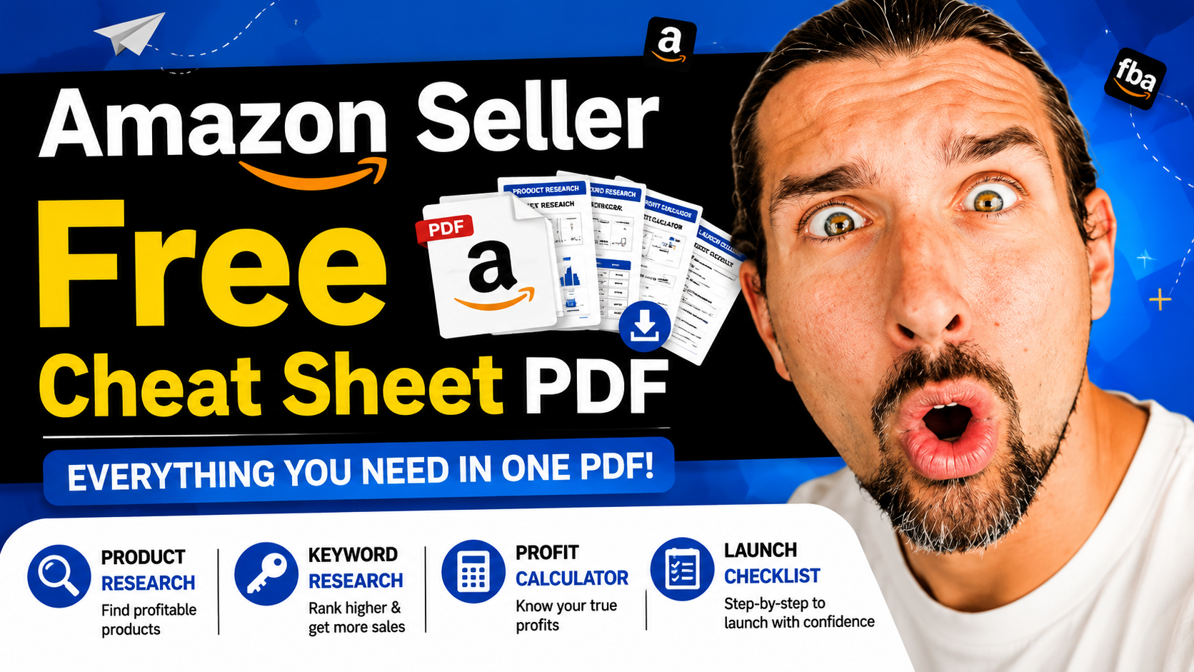 Free Amazon FBA Seller Cheat Sheet PDF