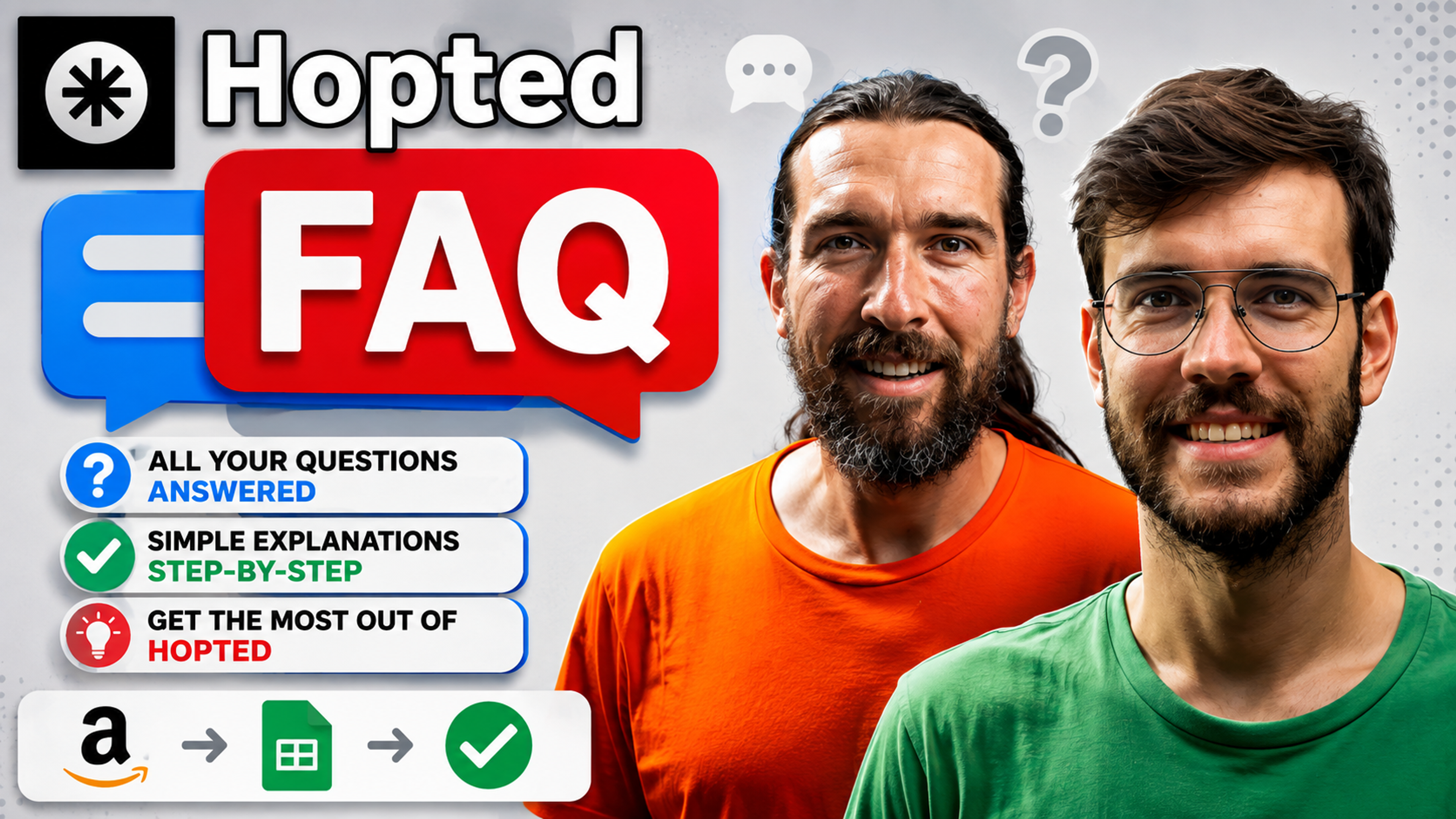 Hopted FAQ: Common Questions About Amazon Data & Google Sheets
