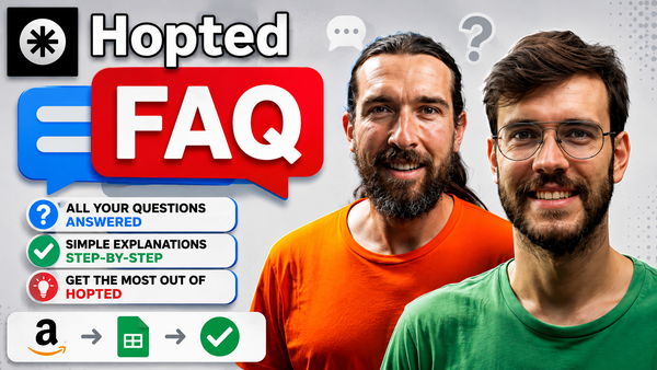 Hopted FAQ: Common Questions About Amazon Data & Google Sheets