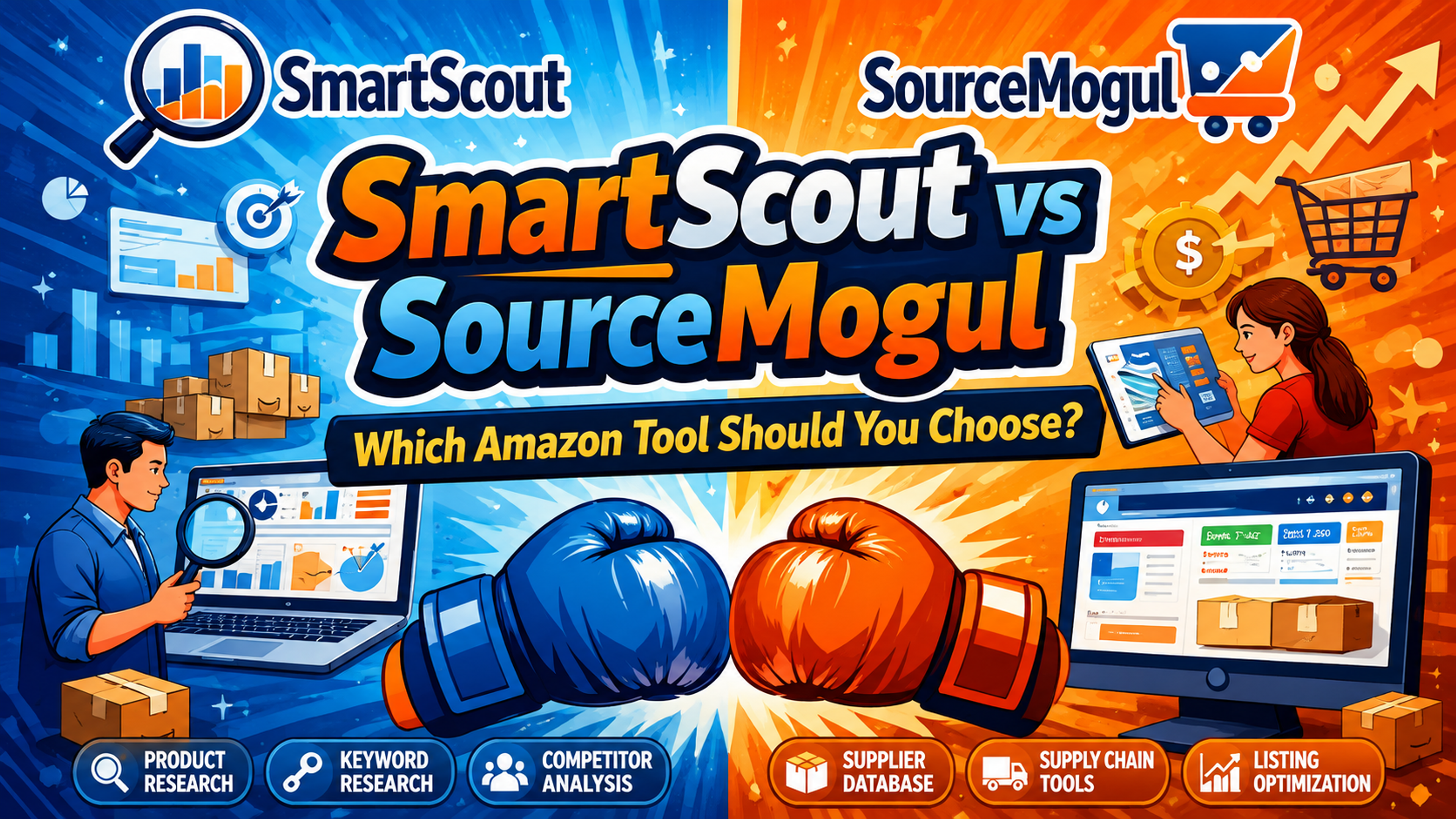SmartScout vs SourceMogul - Which Amazon Tool Should You Choose?