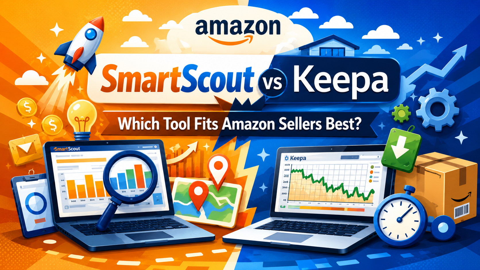 SmartScout vs Keepa: Amazon Seller Tools Compared