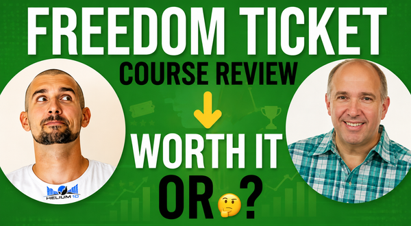 Honest Review Of The Freedom Ticket 4.0 Course By Helium 10