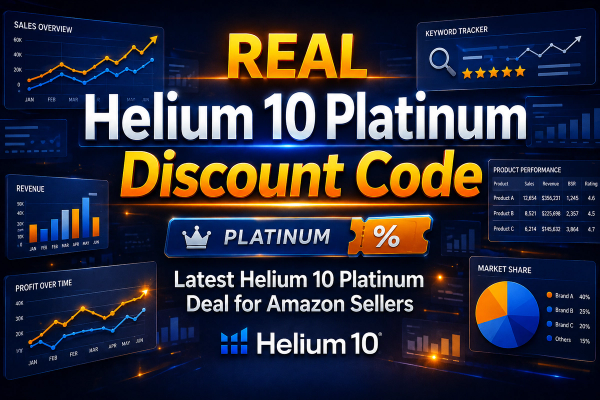 REAL Helium 10 Platinum Discount Code