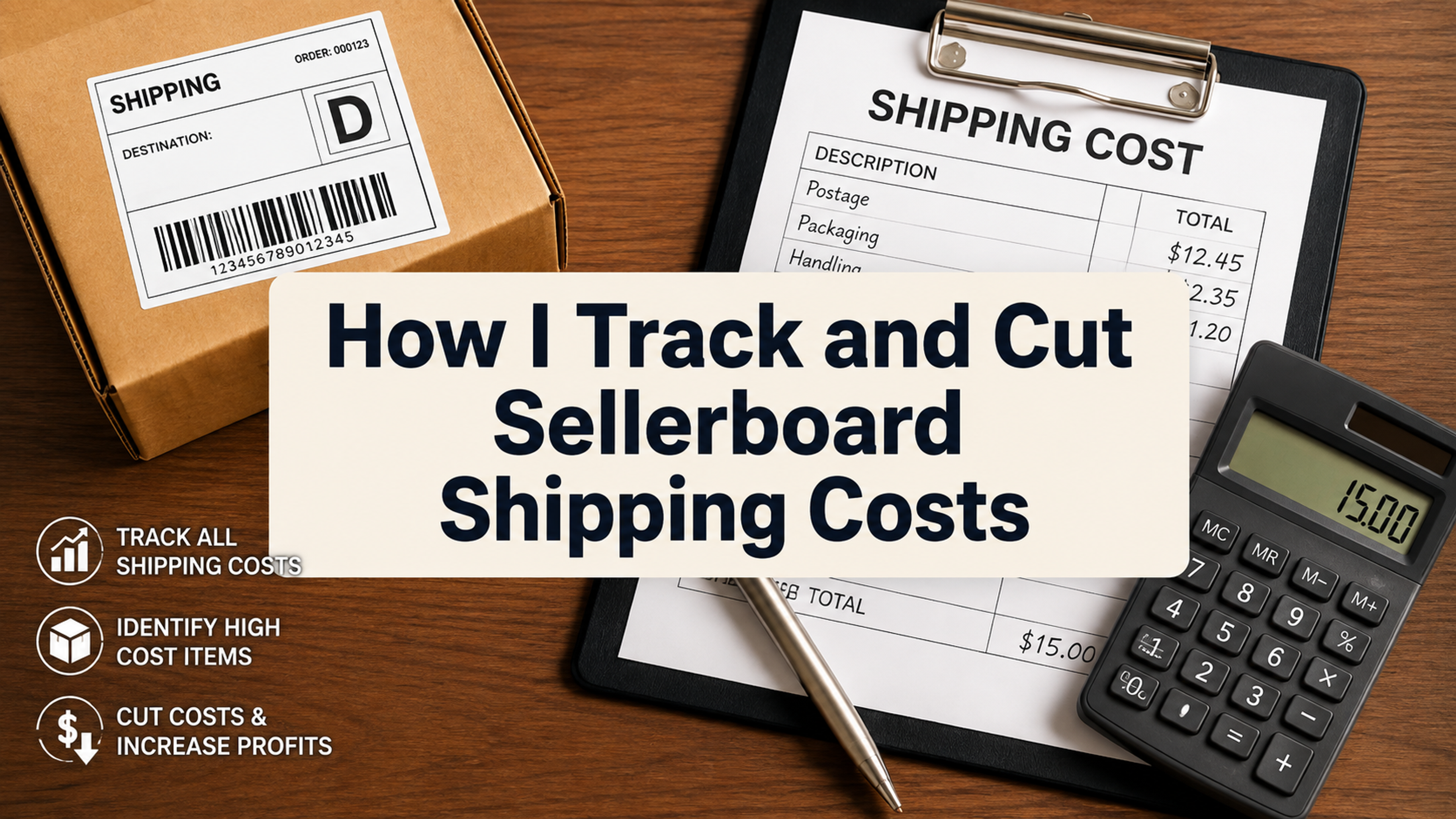 How I Track and Cut Sellerboard Shipping Costs