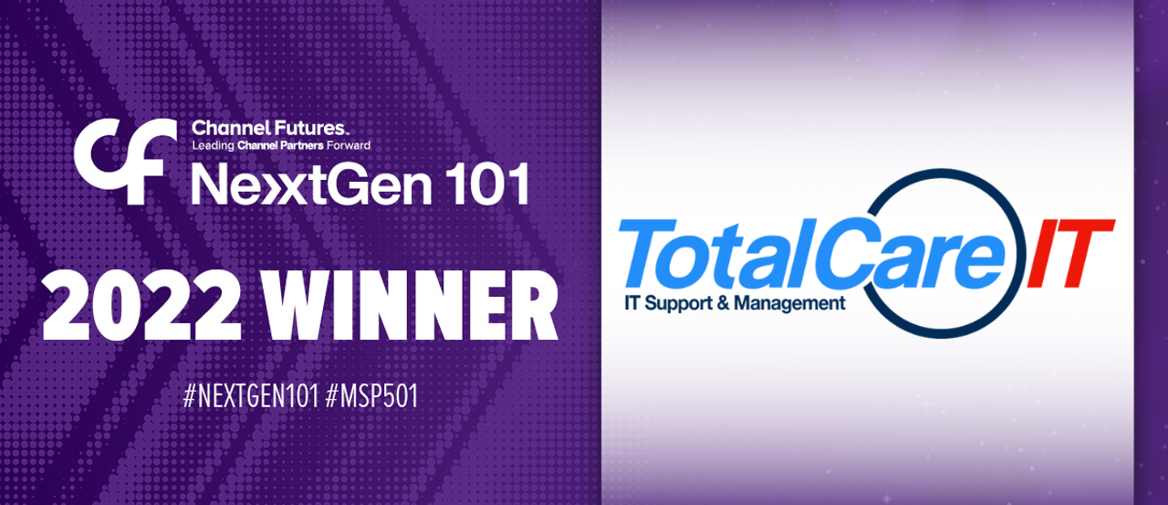 TotalCare IT Ranked Among Elite Managed Service Providers on Channel Futures 2022 NextGen 101 List