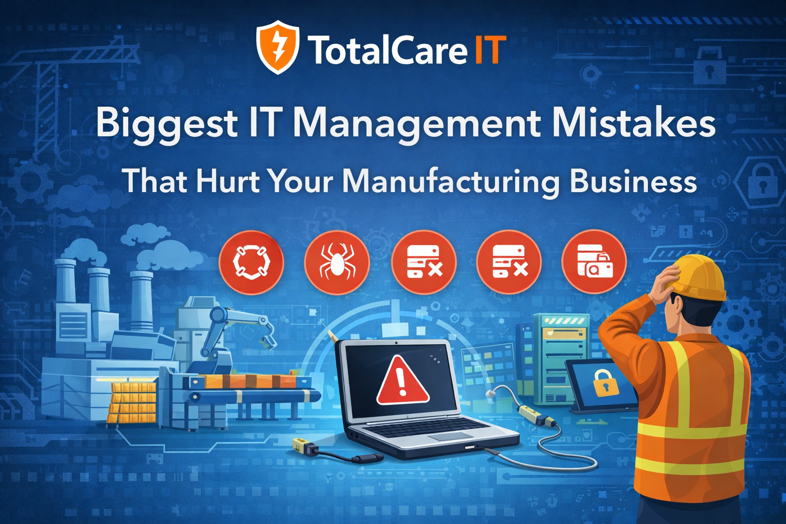 Biggest IT Management Mistakes That Hurt Your Manufacturing Business