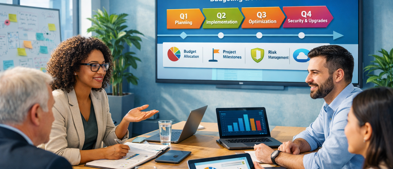 An Effective IT Roadmap for Mid-Sized Businesses: Budgeting & Priorities (Without Losing Your Sanity)