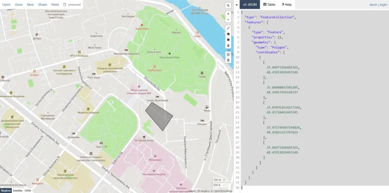 map screenshot