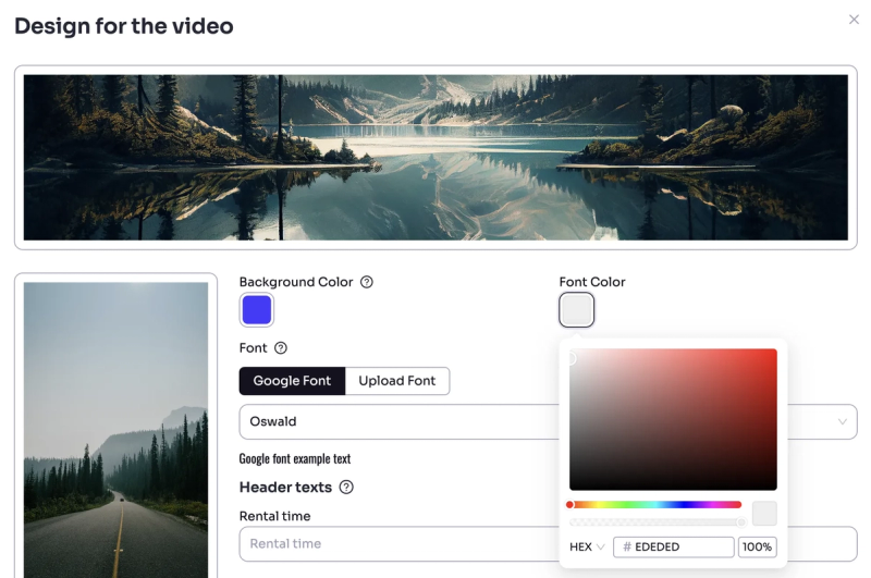 Video editor interface of Titta VOD platform built by Perfsys for Roligt AB