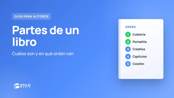 Partes de un libro: cuáles son y en qué orden van