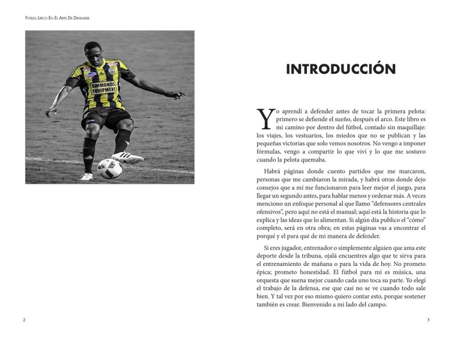 Páginas 8 y 9 de «Fútbol Lírico»: página ilustrada