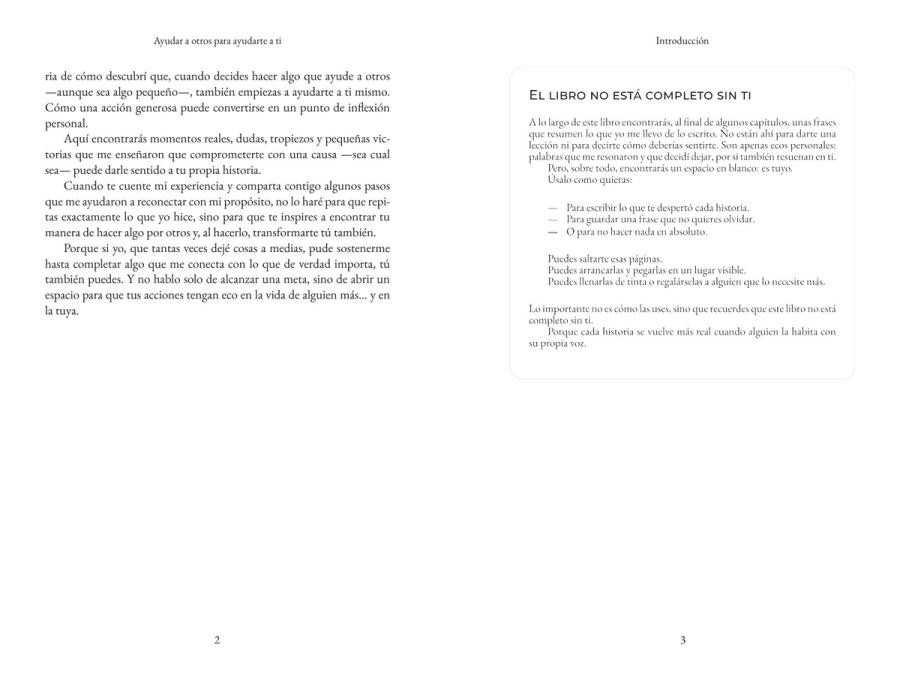 Páginas 14 y 15 de «Ayudar a otros para ayudarte a ti»: página ilustrada