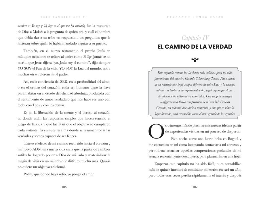Páginas 106 y 107 de «Este también soy yo»