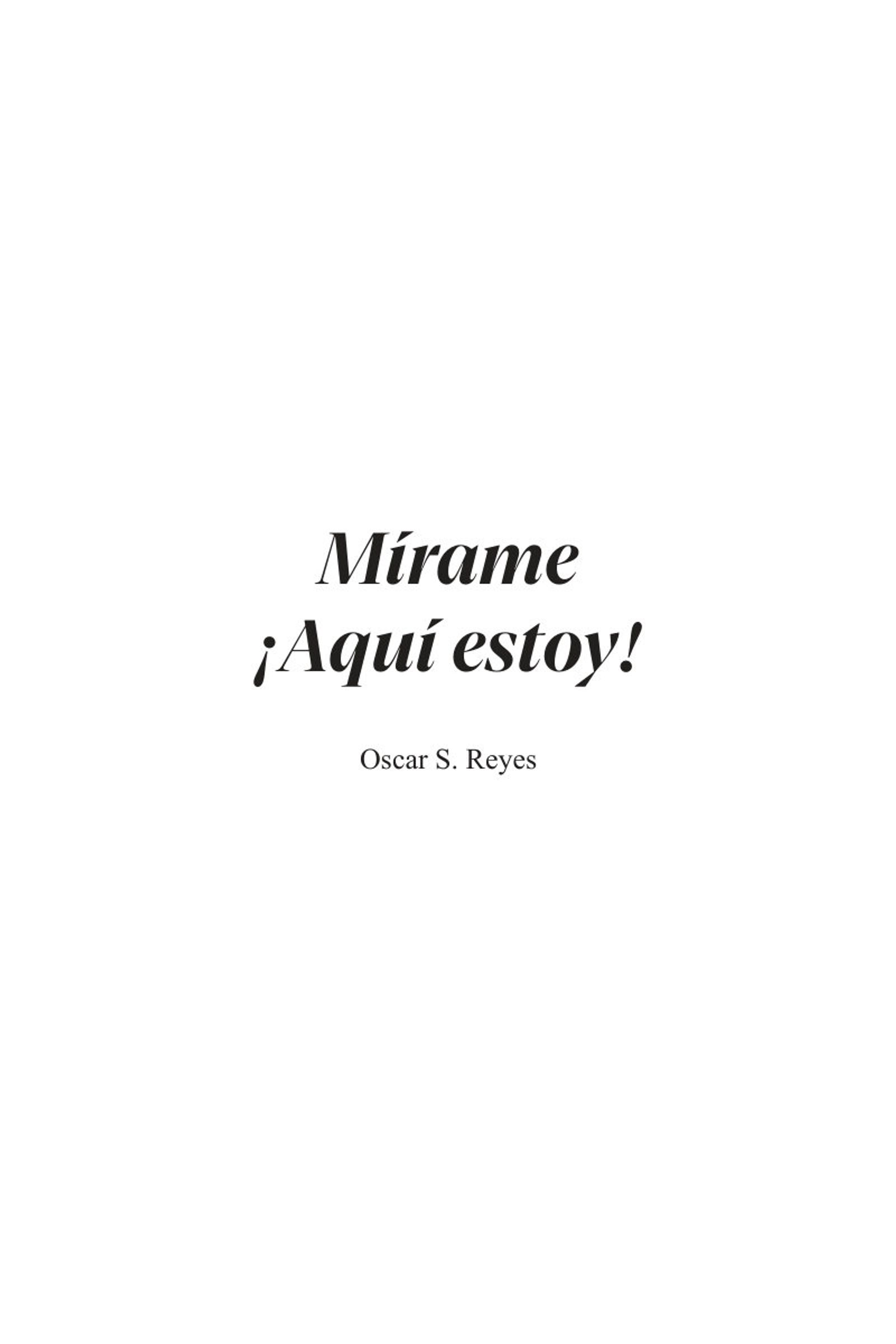 Página 1 de «Mírame, ¡Aquí estoy!»: portadilla