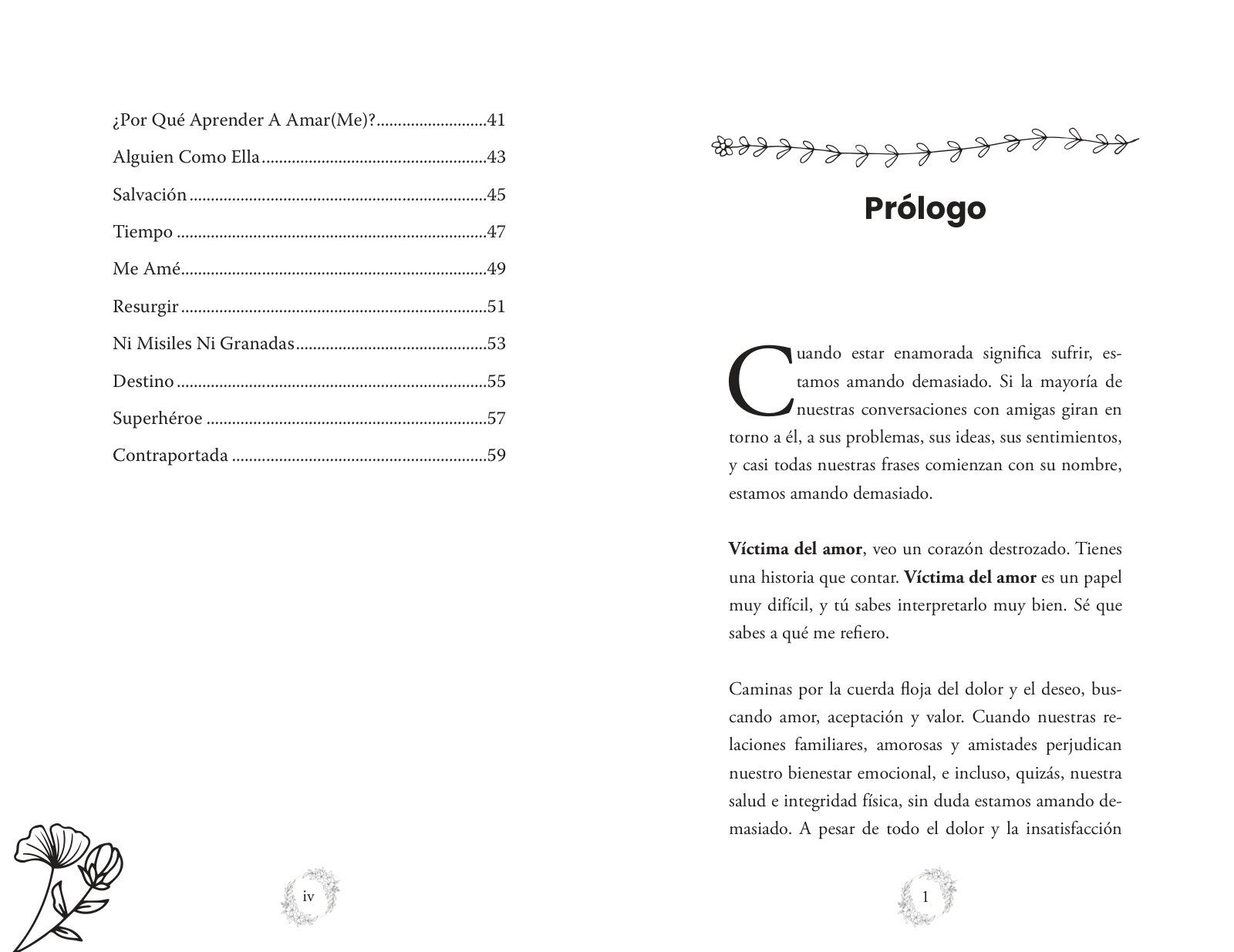 Páginas 4 y 5 de «Si tengo algo que perder, que sea el miedo»: apertura de capítulo