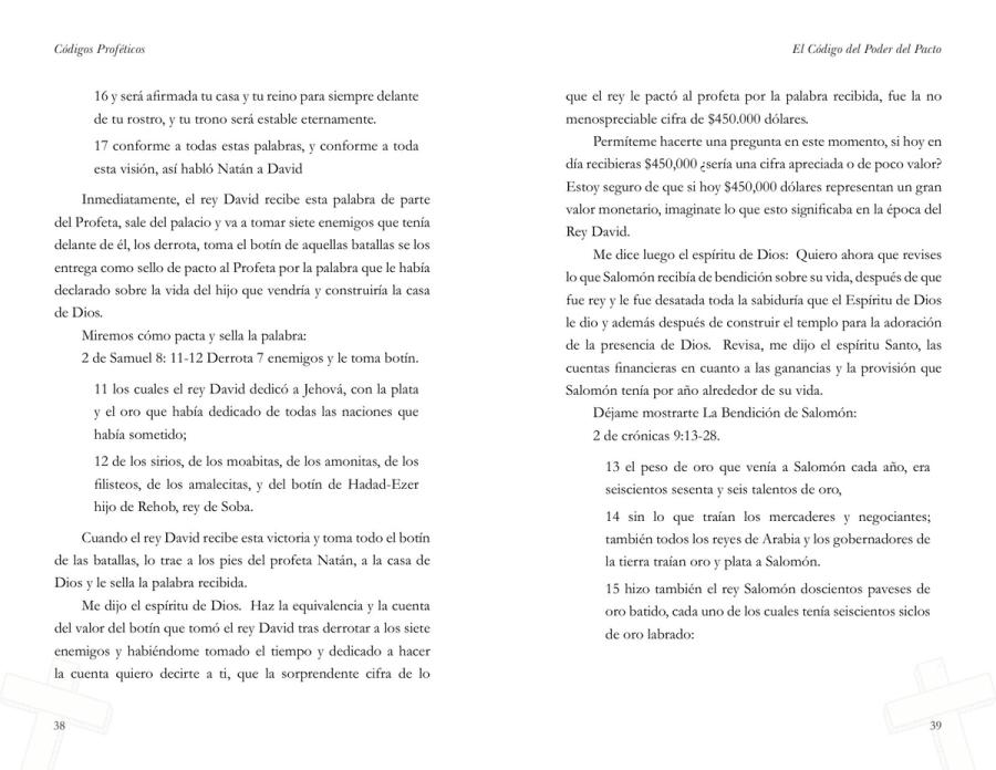 Páginas 48 y 49 de «Códigos Proféticos»