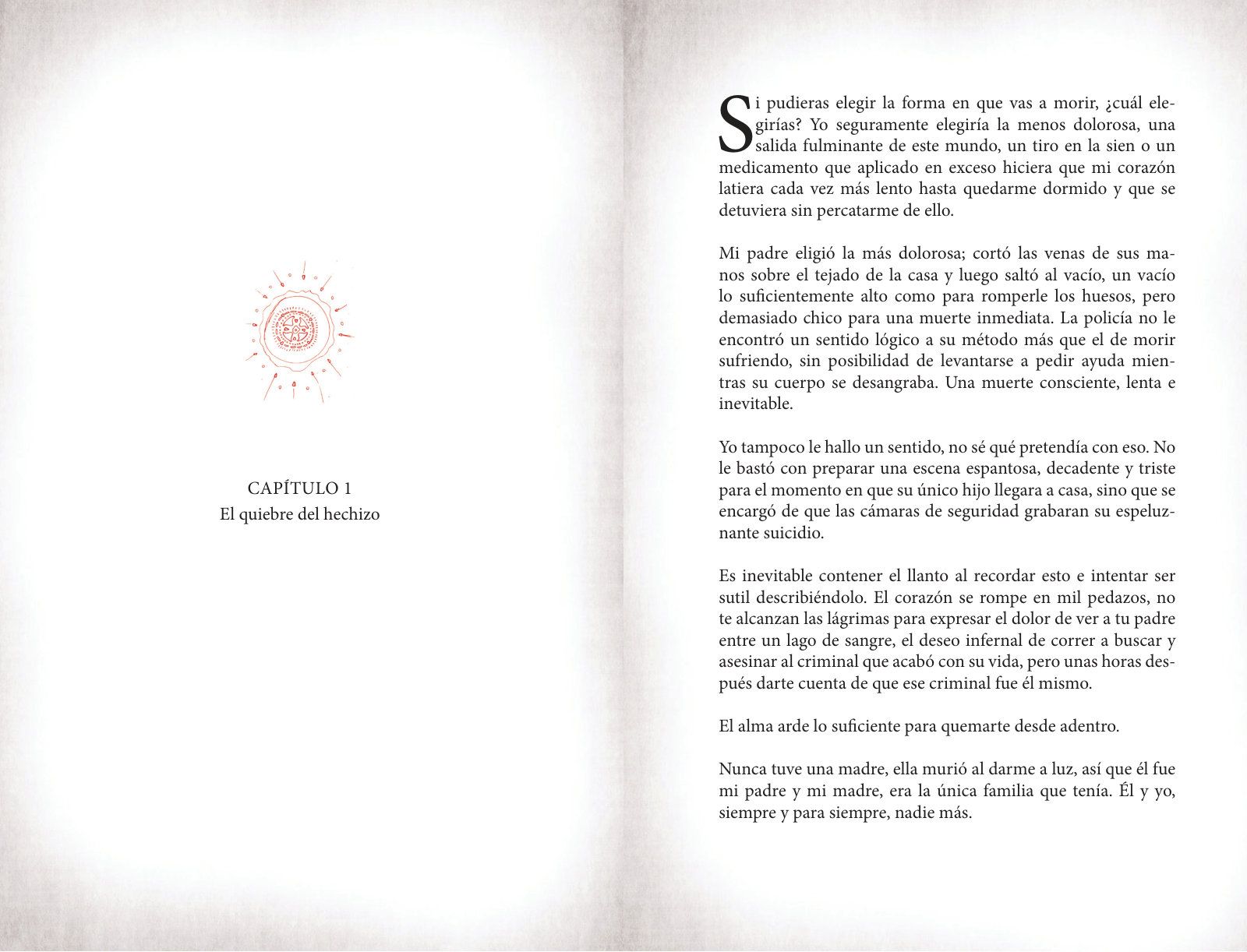 Páginas 8 y 9 de «Los Protectores de la magia»: apertura de capítulo