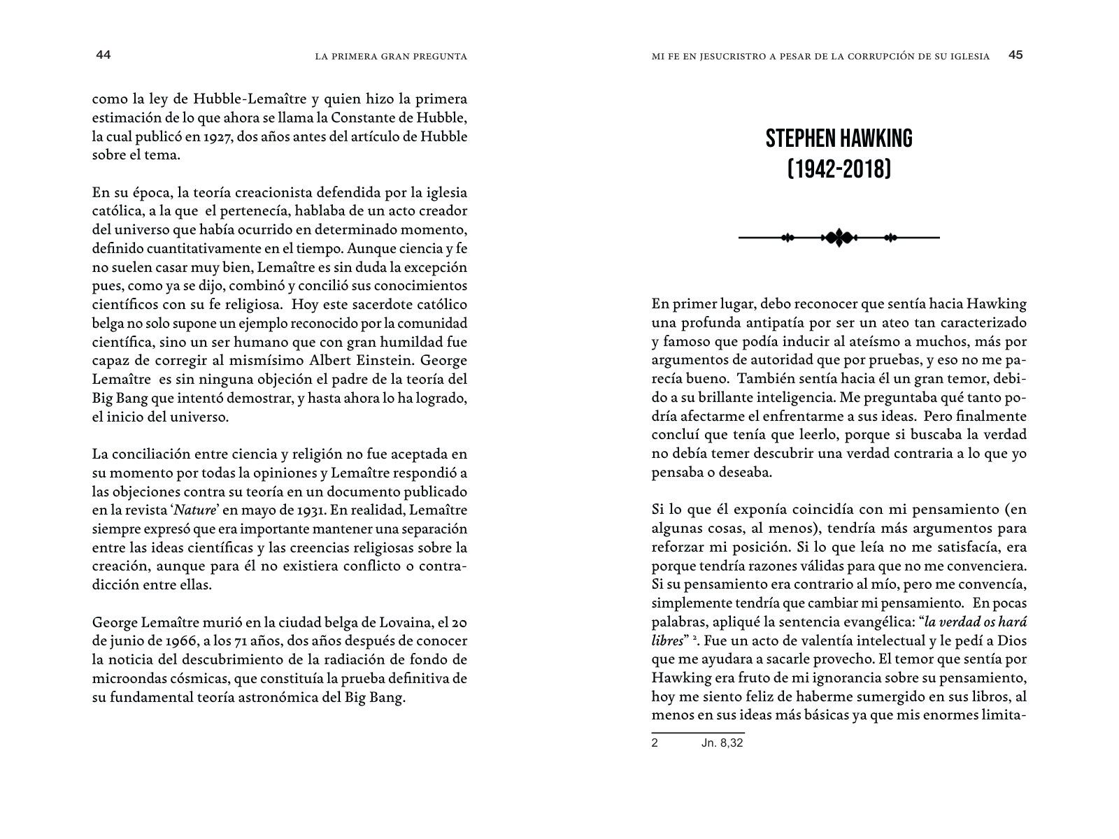 Páginas 44 y 45 de «Mi Fe en Jesucristo»