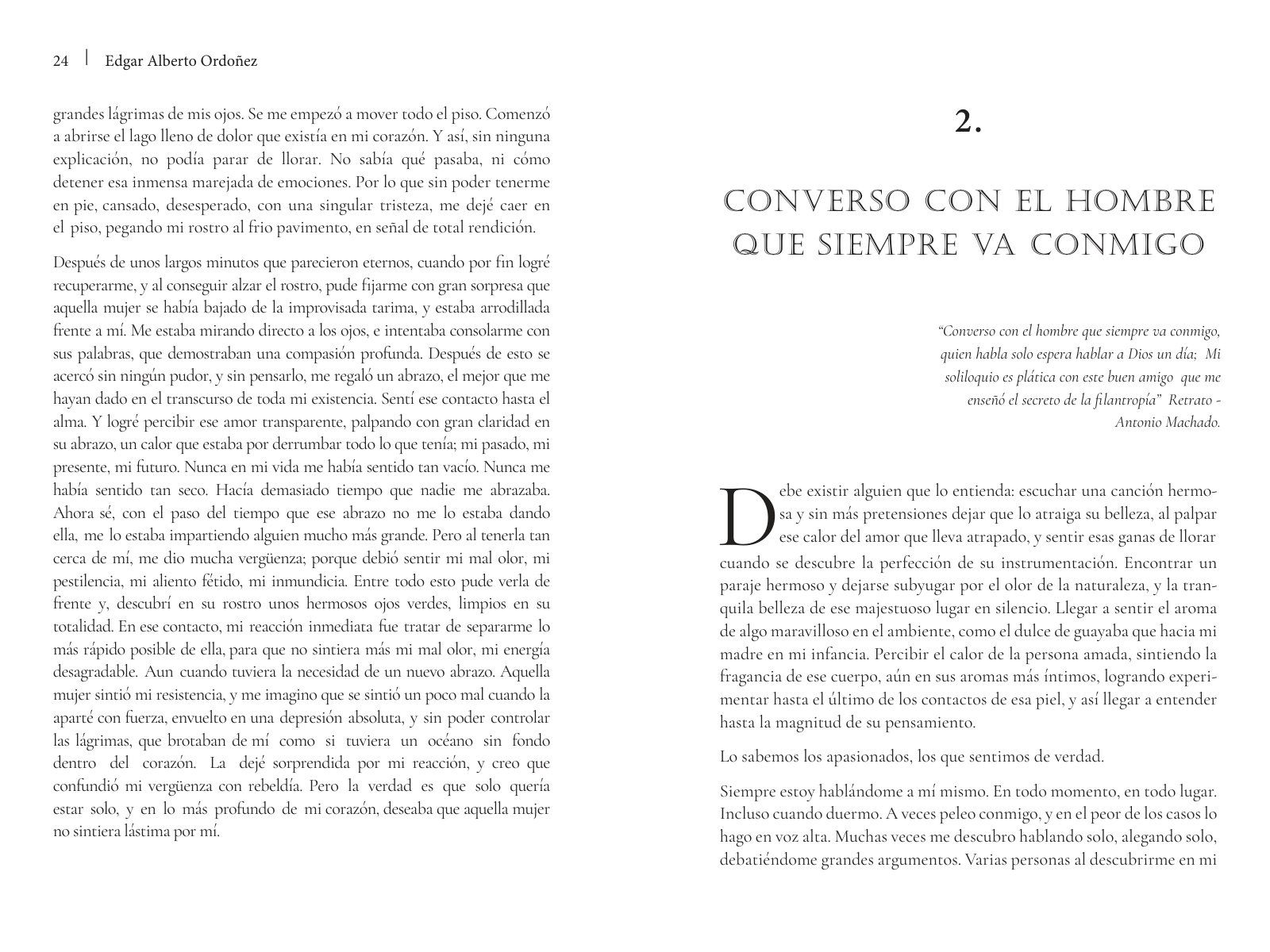 Páginas 30 y 31 de «Orígenes»: apertura de capítulo