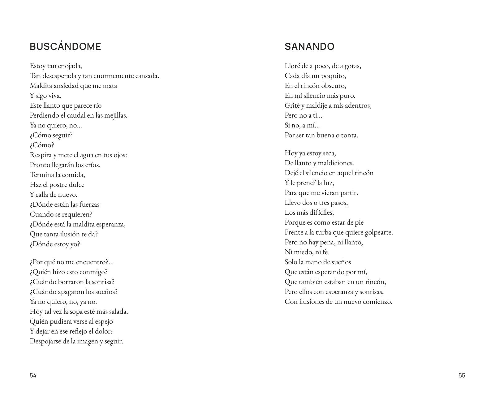 Páginas 66 y 67 de «Corazón de colibrí»: texto corrido