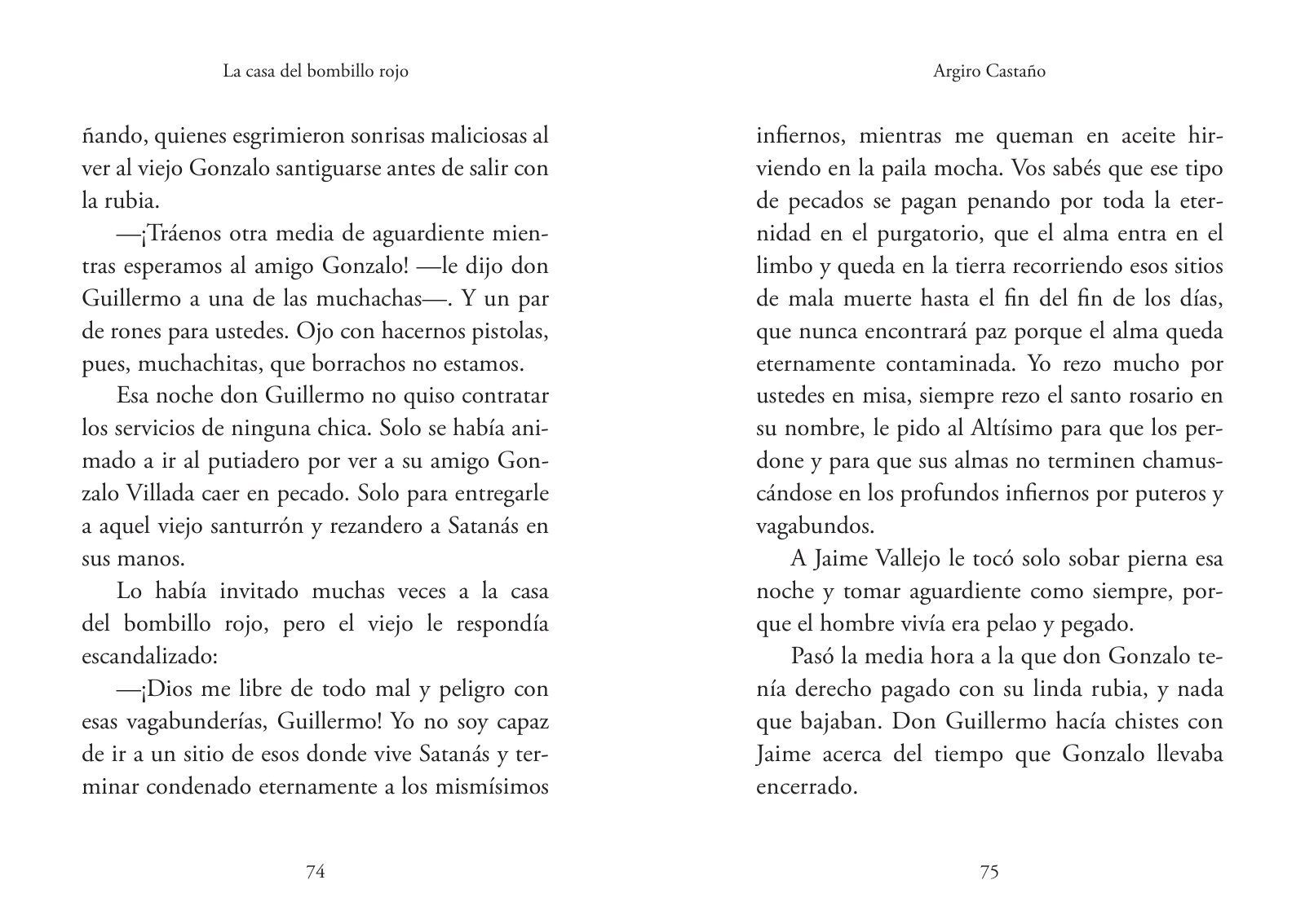 Páginas 82 y 83 de «La casa del bombillo rojo»